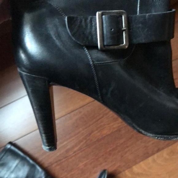 Vintage 90s Calvin Klein Tall Leather Boots 6.5/7 - Picture 6 of 6